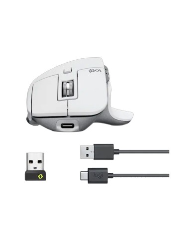 Mouse Inalámbrico Logitech MX Master 3s 8000 DPI Bluetooth 7 Botones Gris