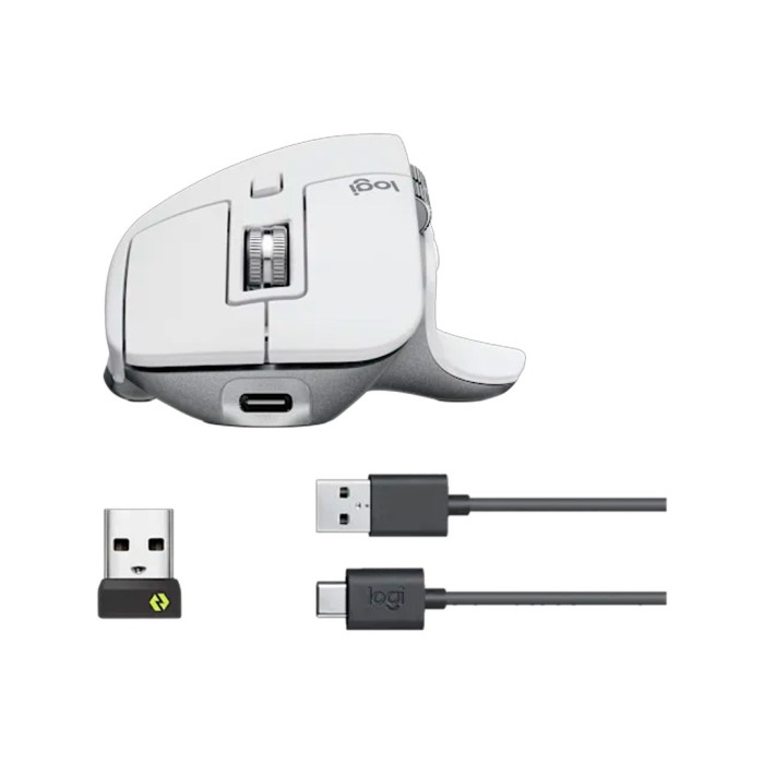 Mouse Inalámbrico Logitech MX Master 3s 8000 DPI Bluetooth 7 Botones Gris