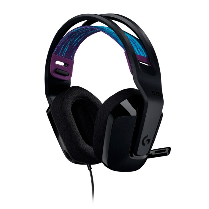 Audífonos Gamer Logitech G335 Alámbrico, conector 3.5mm Negro