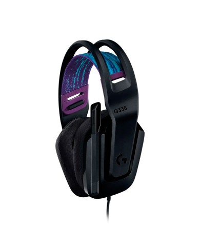 Audífonos Gamer Logitech G335 Alámbrico, conector 3.5mm Negro