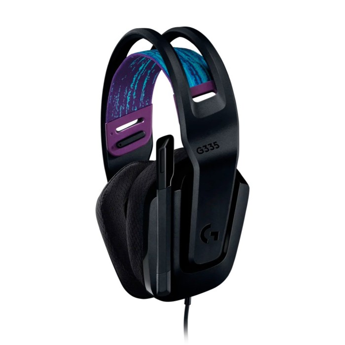 Audífonos Gamer Logitech G335 Alámbrico, conector 3.5mm Negro
