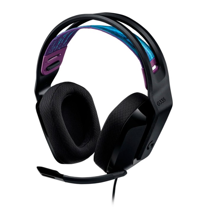 Audífonos Gamer Logitech G335 Alámbrico 3.5mm Negro (981-000977)