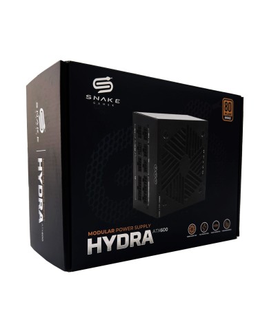Fuente de Poder Modular Hydra ATX 600W Certificada 80 Plus Bronze | Snake Gamer