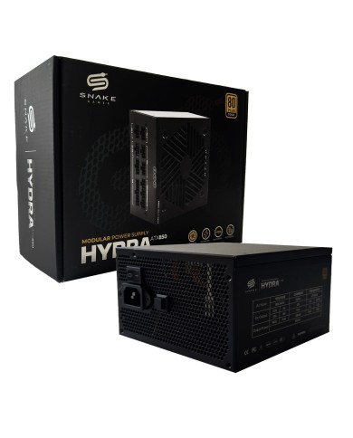 Fuente de Poder Modular Hydra ATX 850W Certificada 80 Plus Gold | Snake Gamer