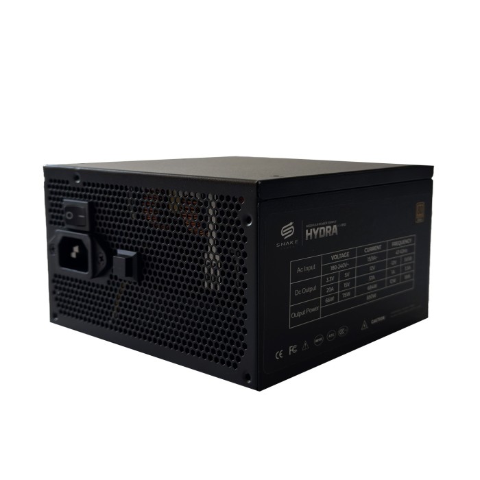 Fuente de Poder Modular Hydra ATX 850W Certificada 80 Plus Gold | Snake Gamer