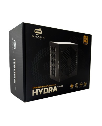 Fuente de Poder Modular Hydra ATX 850W Certificada 80 Plus Gold | Snake Gamer