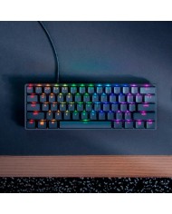 Teclado Gamer Razer Huntsman Mini 60% RGB, Switch Razer Purple, Español