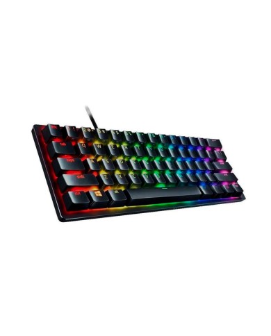 Teclado Gamer Razer Huntsman Mini 60% RGB, Switch Razer Purple, Español