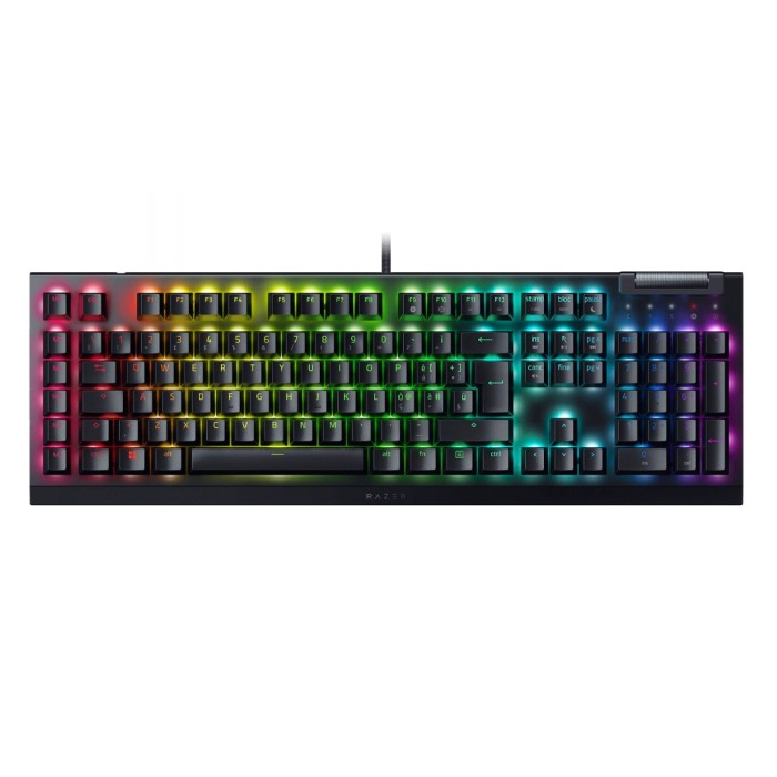 Teclado Gamer Razer BlackWidow V4 X Mecánico RGB, Switch Yellow , Español