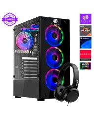 Pc Gamer Cobra Black V1 Intel Core I5-10400, GeForce GTX 1650 4GB, SSD 256GB, RAM 16 GB, W11P| Snake Gamer