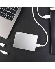 Disco portátil Toshiba Canvio Flex de 1TB  PC, Mac, teléfonos inteligentes y tablet