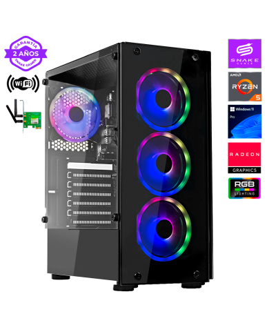 Pc Gamer Vibora Black V2 AMD Ryzen 5 5600GT