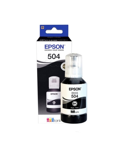 Botella de Tinta Epson T504 Negro  (T504120)