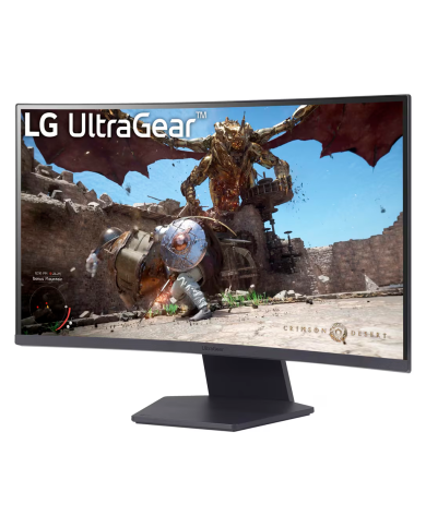 Monitor Gamer Curvo LG Ultragear 27GS60QC-B 27" QHD VA 180hz 1ms
