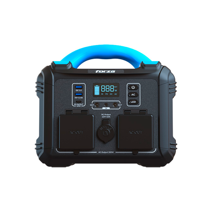 Generador Eléctrico Portátil Forza FPP-T302-I 300W 220V 8 salidas