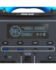Generador Eléctrico Portátil Forza FPP-T702-I 700W 220V 9 salidas