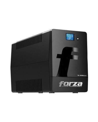 UPS inteligente 600VA/360W 220V, 3 salidas, LCD táctil, Torre