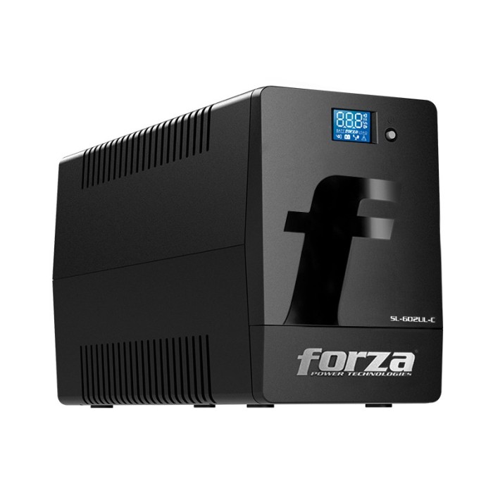 UPS inteligente 600VA/360W 220V, 3 salidas, LCD táctil, Torre