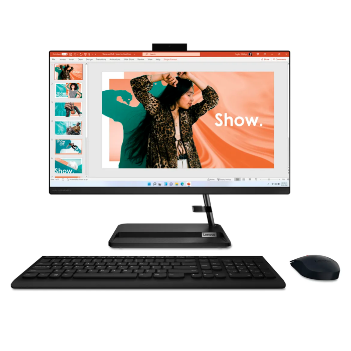 All in One Lenovo IdeaCentre 3i 23.8" Gen 7 I5-12450H, 16GB Ram, 512GB SSD, W11H