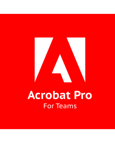 Licencia Adobe Acrobat Pro for Teams, Suscripción Anual, 1 Usuario