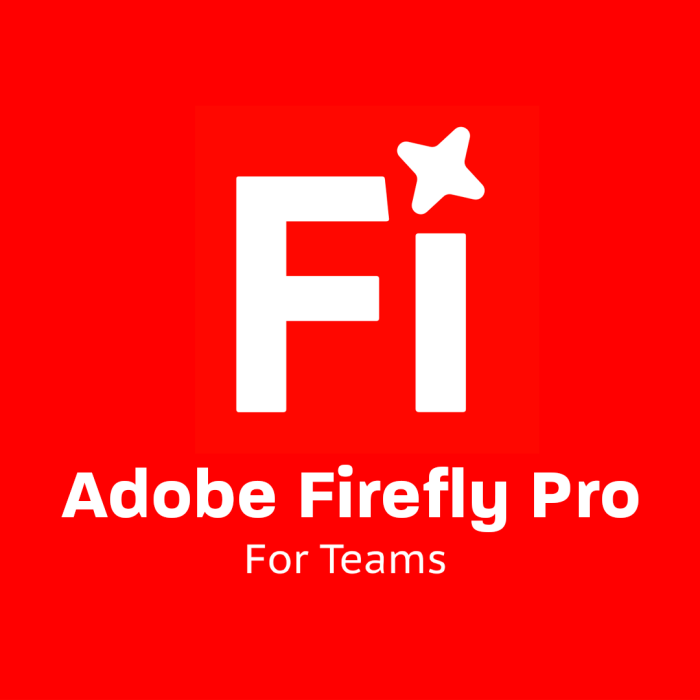 Licencia Adobe Firefly Pro for Teams, Suscripción Anual, 1 Usuario