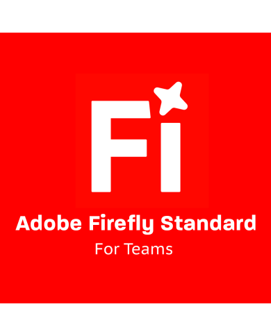 Licencia Adobe Firefly Standard for Teams, Suscripción Anual, 1 Usuario