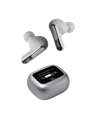 Audifonos JBL Live Beam 3 Bluetooth ANC Pantalla Tactil Gris