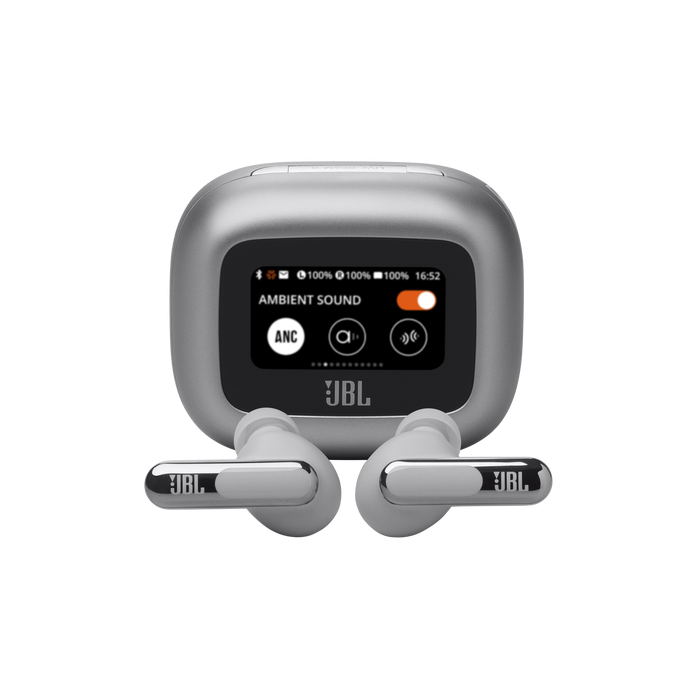 Audifonos JBL Live Beam 3 Bluetooth ANC Pantalla Tactil Gris