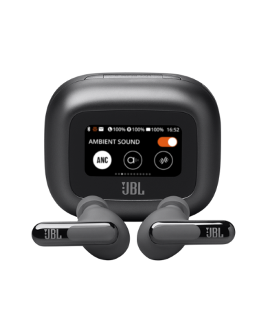 Audifonos JBL Live Beam 3 Bluetooth ANC Pantalla Tactil Negro