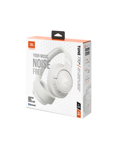 Audífonos JBL Tune 770NC  Blanco Bluetooth Cancelacion de Ruido