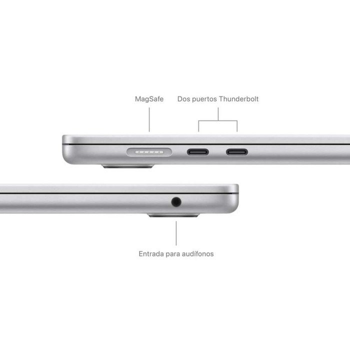 Apple MacBook Air 15 M3 8-Core CPU / 10-Core GPU, Ram 8GB, SSD 256GB, Silver