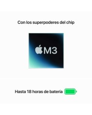 Apple MacBook Air 15 M3 8-Core CPU / 10-Core GPU, Ram 8GB, SSD 256GB, Silver