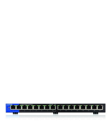 Linksys Switch Gigabit PoE+ de Escritorio Empresa 16 Puertos