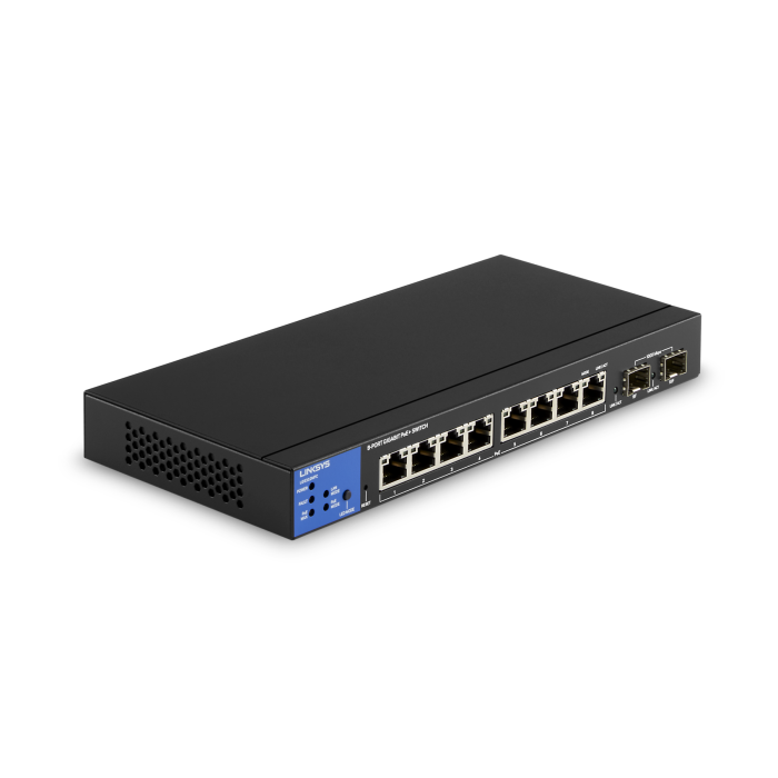 Linksys Switch Gigabit PoE+ Administrado de 8 Puertos