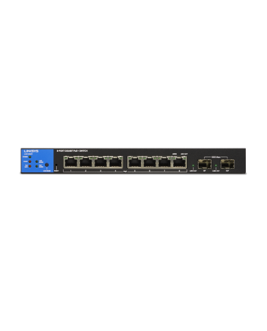 Linksys Switch Gigabit PoE+ Administrado de 8 Puertos