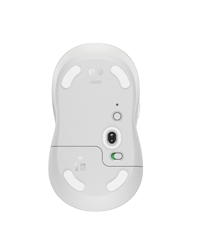 Mouse Inalámbrico Logitech Signature M650 4000 DPI 5 Botones Blanco