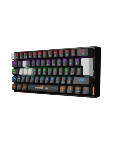 Teclado Mecánico Primus Ballista61T Negro 61 Teclas, Switch Red, RGB, USB-C, Español
