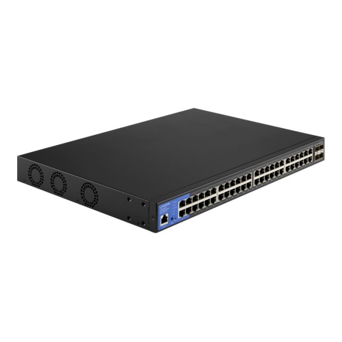 Switch Linksys de 48 puertos Gigabit POE+ 740W Administrable