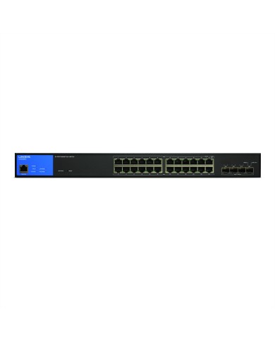 Switch Linksys de 24 puertos Gigabit POE+ 410W Administrable