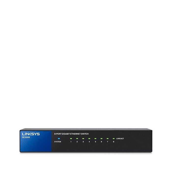 Switch Linksys Gigabit 8 puertos SE3008 10/100/1000 Mbps