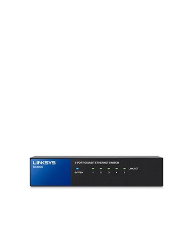 Switch Linksys Gigabit 5 puertos SE3005 5 x 10/100/10
