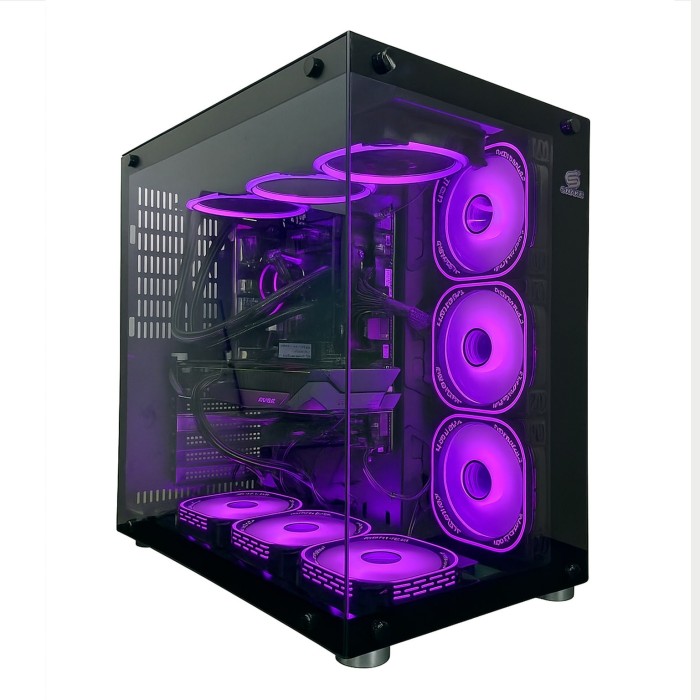 PC Gamer Black Mamba Ryzen 9-7900X 32GB Ram, 1TB SSD, 2TB HDD, RTX 5060 Ti, W11P, WIFI | SNAKE GAMER