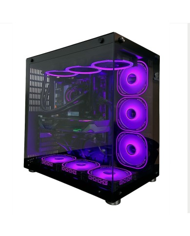 PC Gamer Ryzen 9 7900X RTX 5060 | Black Mamba 32GB + SSD 1TB + 2TB HDD | TodoClick Chile