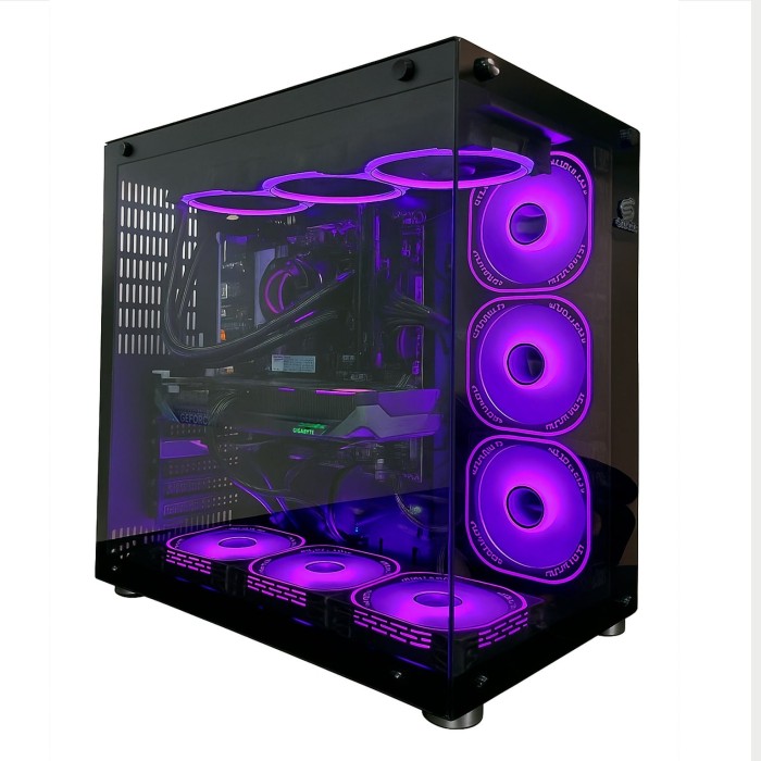 PC Gamer Ryzen 9 7900X RTX 5060 | Black Mamba 32GB + SSD 1TB + 2TB HDD | TodoClick Chile