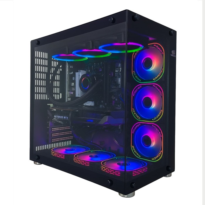 PC Gamer Black Mamba Ryzen 9-7900X 32GB Ram, 1TB SSD, 2TB HDD, RTX 5060 Ti, W11P, WIFI | SNAKE GAMER