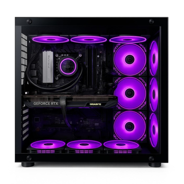 PC Gamer Black Mamba Ryzen 9-7900X 32GB Ram, 1TB SSD, 2TB HDD, RTX 5060 Ti, W11P, WIFI | SNAKE GAMER
