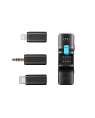 Micrófono inalámbrico Boya BOYALINK A2 Doble para USB-C, Lightning y 3.5mm