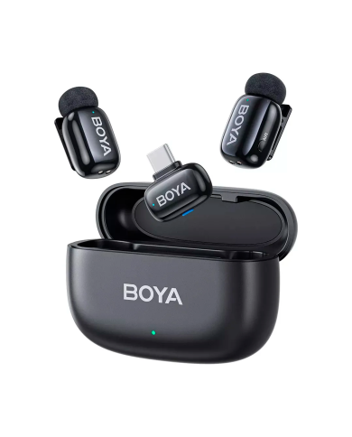 Micrófono Inalámbrico Boya BOYAMini Doble USb-C y Lightning