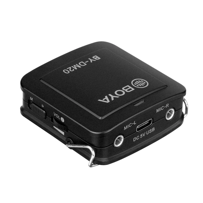 Kit de grabación doble Boya BY-DM20 USB/Lightning/USB-C