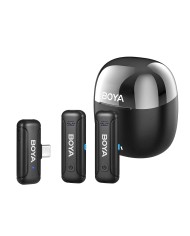 Micrófono Inalámbrico Boya BY-WM3T-U2 Mini 2.4GHz Doble Canal Conector USB-C